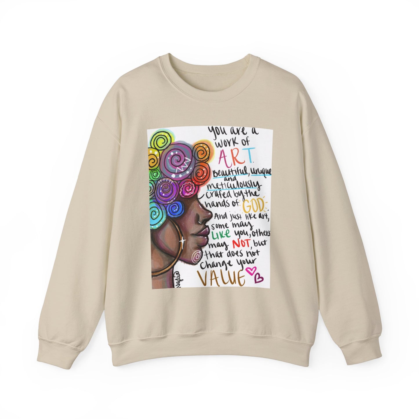 You Are Valuable Crewneck Sweatshirt