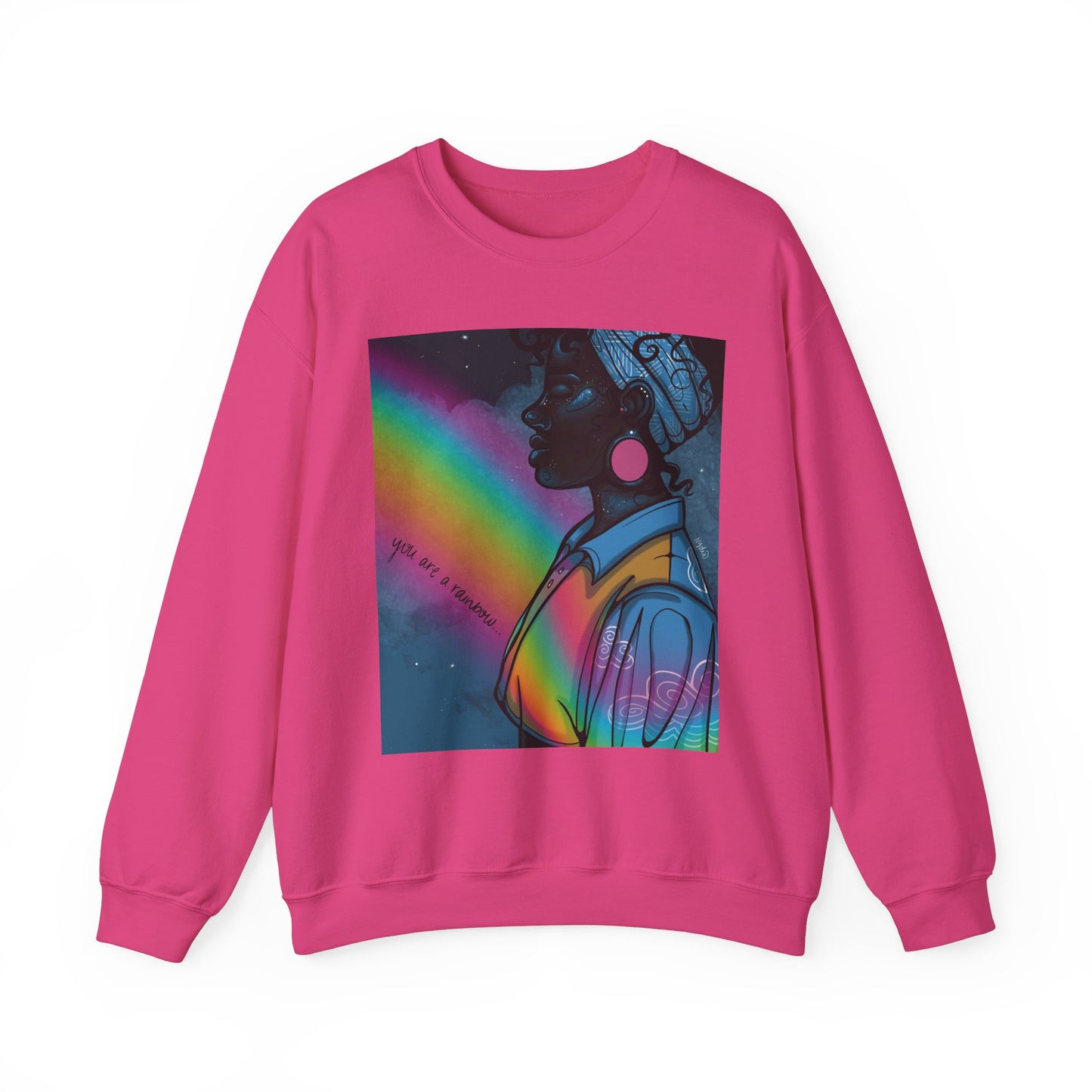 You are a Rainbow Crewneck Sweatshirt