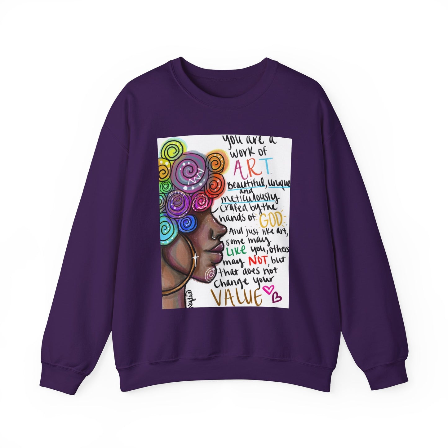 You Are Valuable Crewneck Sweatshirt