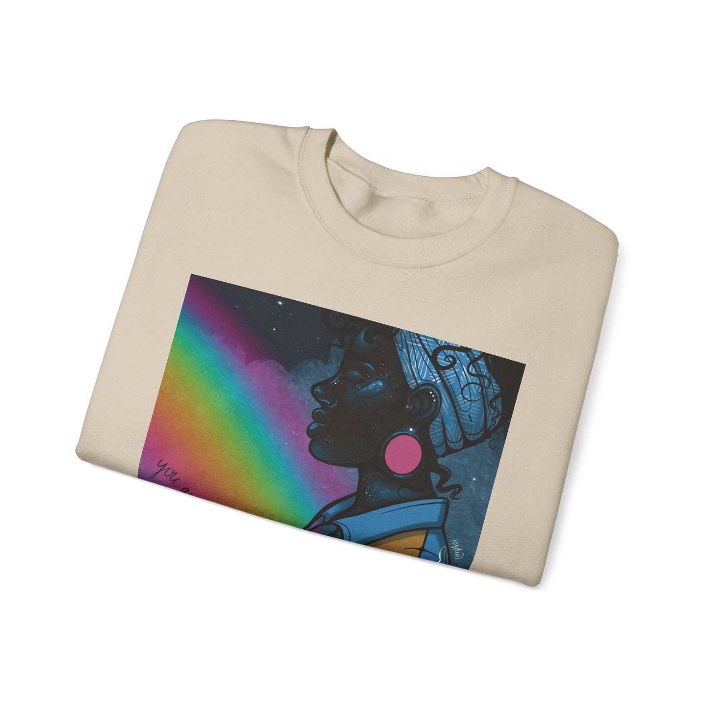 You are a Rainbow Crewneck Sweatshirt