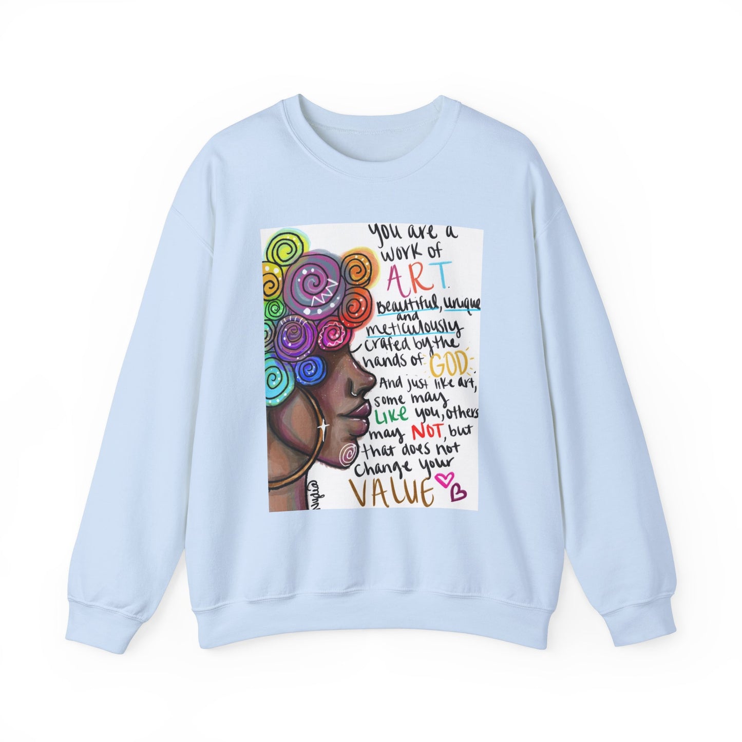 You Are Valuable Crewneck Sweatshirt