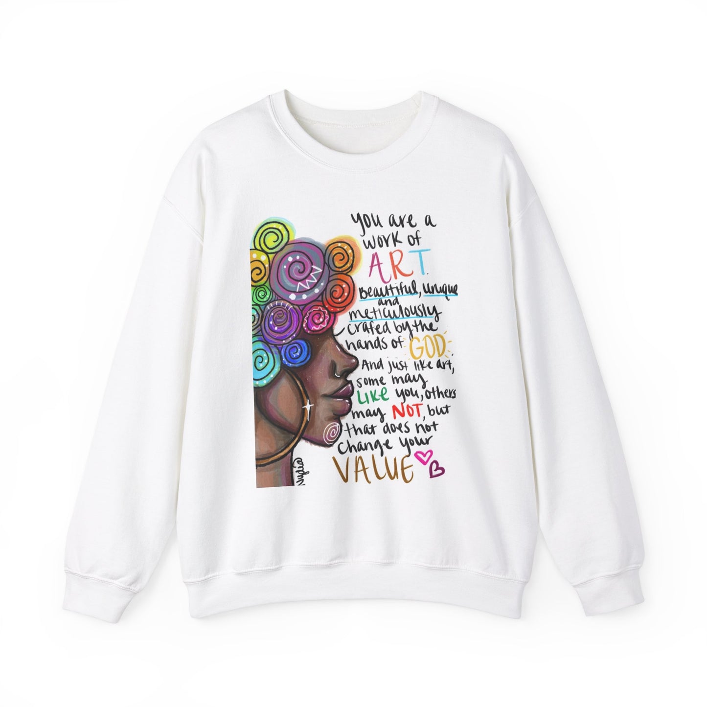 You Are Valuable Crewneck Sweatshirt