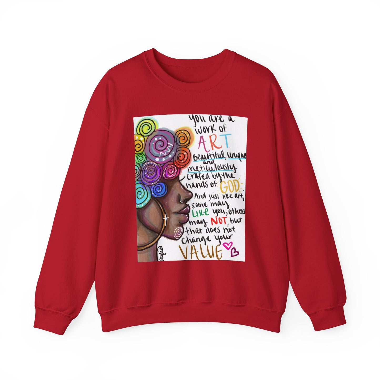 You Are Valuable Crewneck Sweatshirt