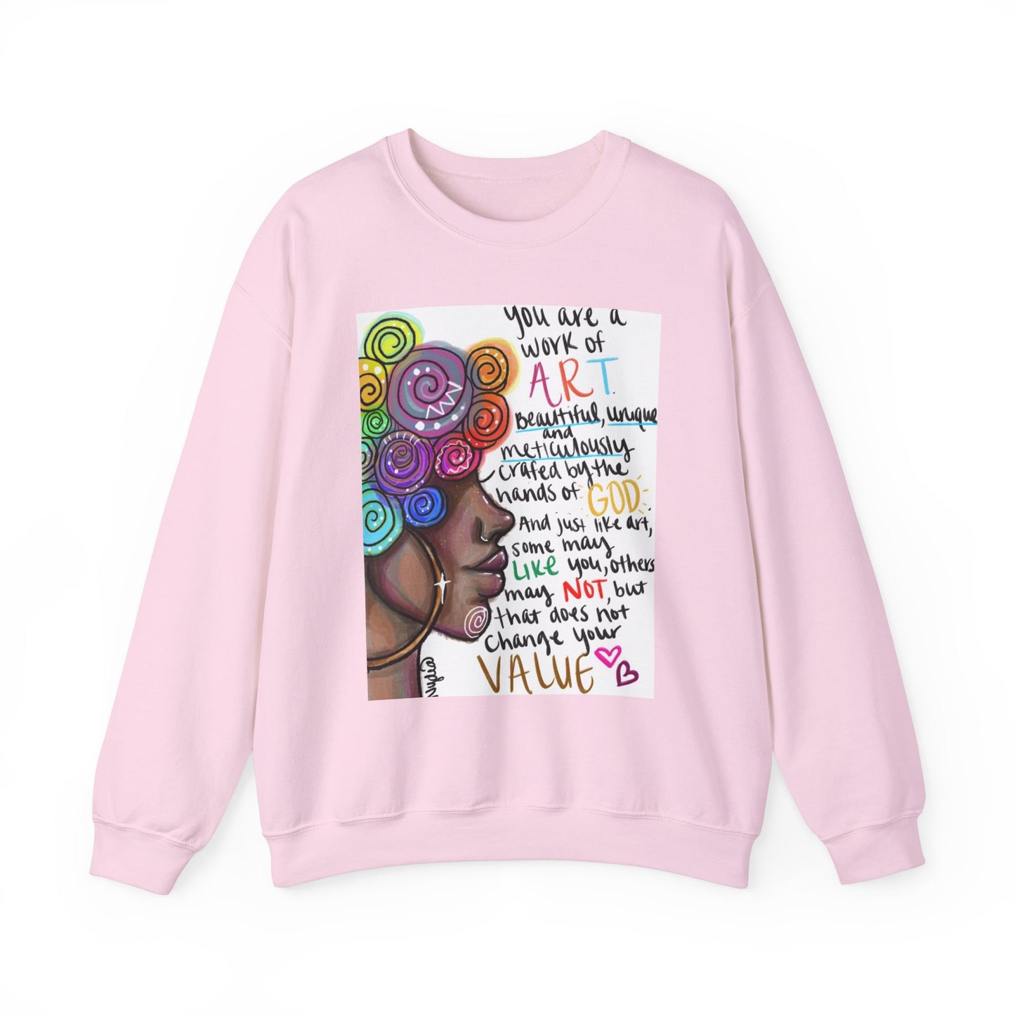 You Are Valuable Crewneck Sweatshirt
