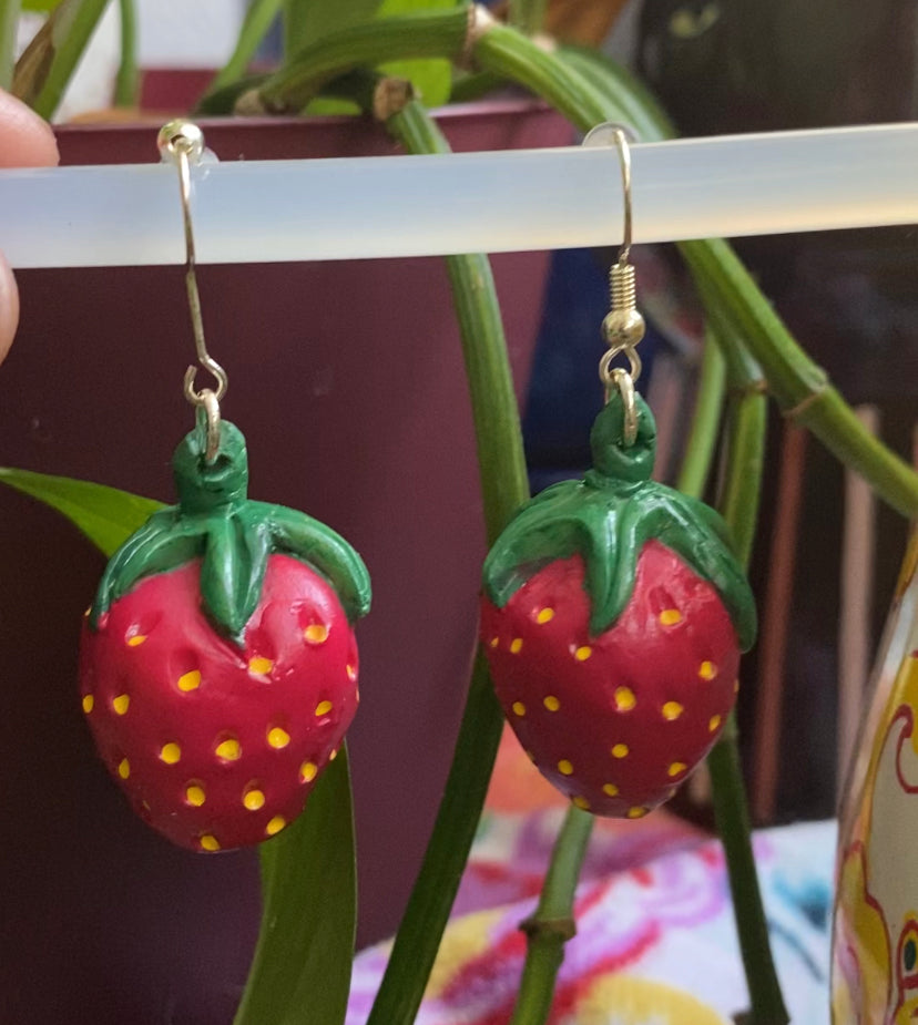 Strawberry Earrings