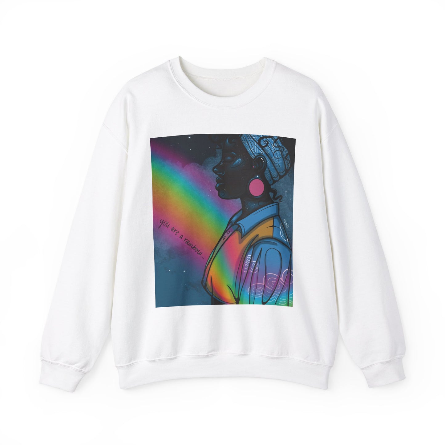 You are a Rainbow Crewneck Sweatshirt