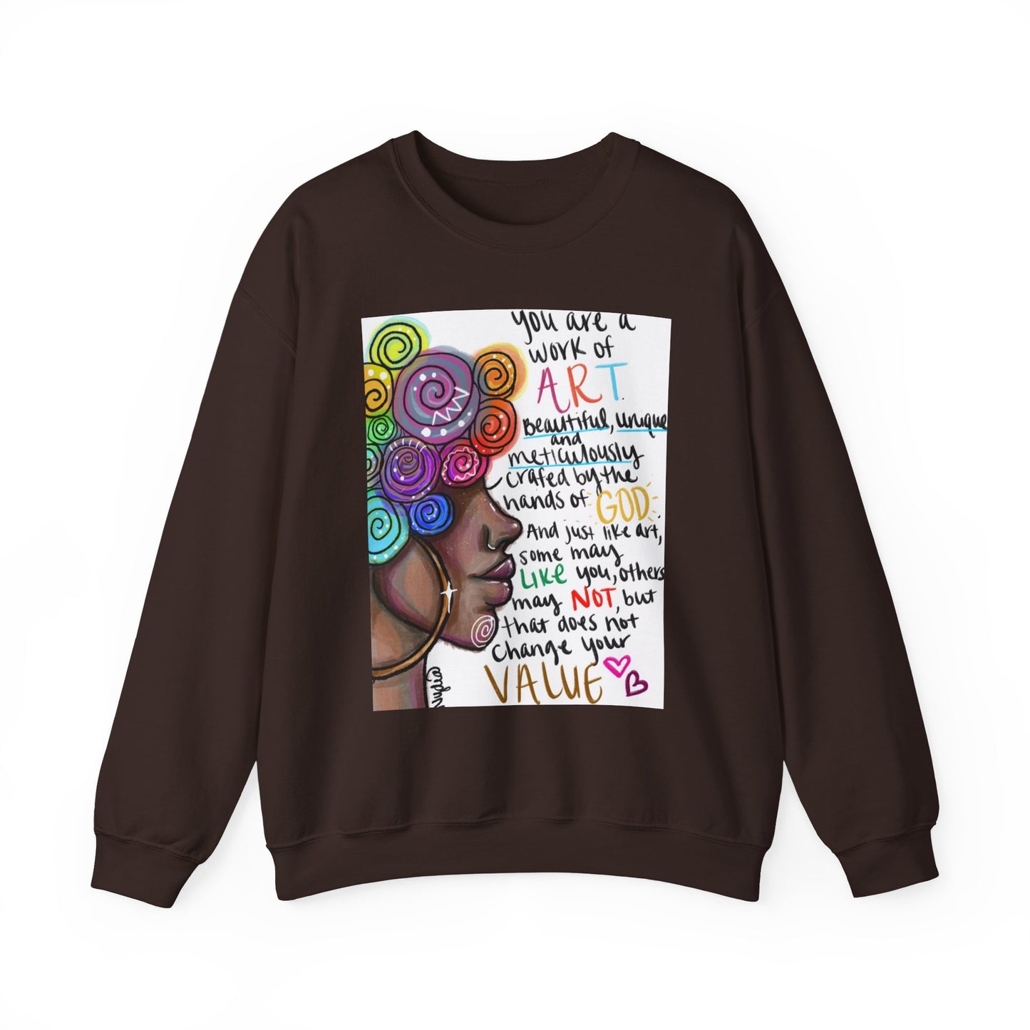 You Are Valuable Crewneck Sweatshirt