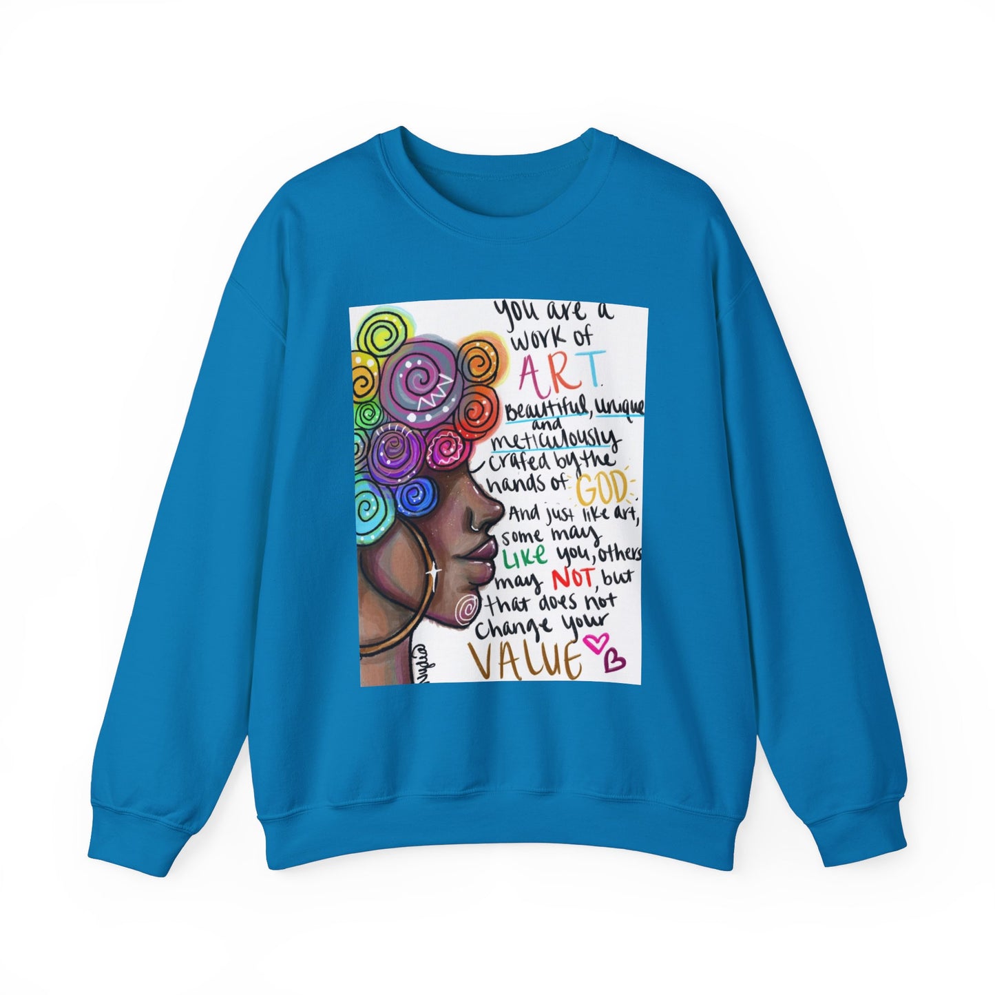 You Are Valuable Crewneck Sweatshirt